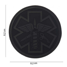 Naszywka 3D PVC Para Medic Czarna - 101 Inc