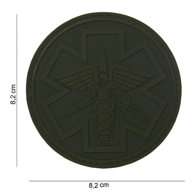 Patch 3D PVC Para Medic Vert - 101 Inc