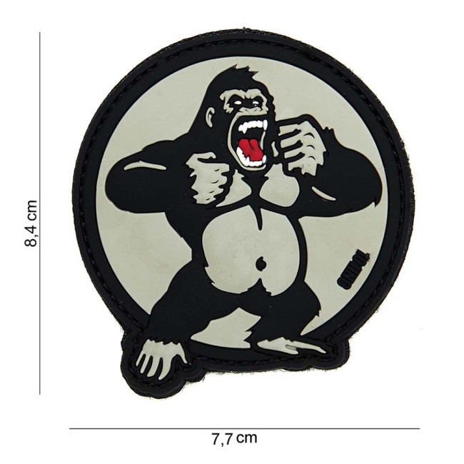 Patch 3D PVC King Kong Wit - 101 Inc
