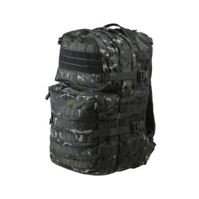 Medium Assault Pack 40L Rucksack Schwarz Camo - Kombat Tactical