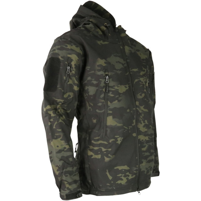Softshell Vest Patriot Tactical Dark Camo - Kombat Tactical