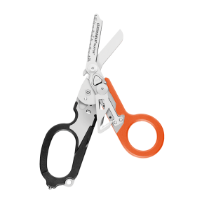 Ciseaux Multifonctions 6 outils Raptor Noir et Orange - Leatherman
