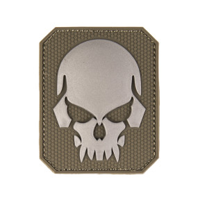 Patch 3D PVC Squelette petit format Vert Olive - Miltec