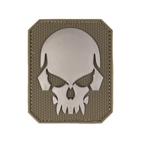 3D PVC Patch Skelett Olivgrün - Miltec