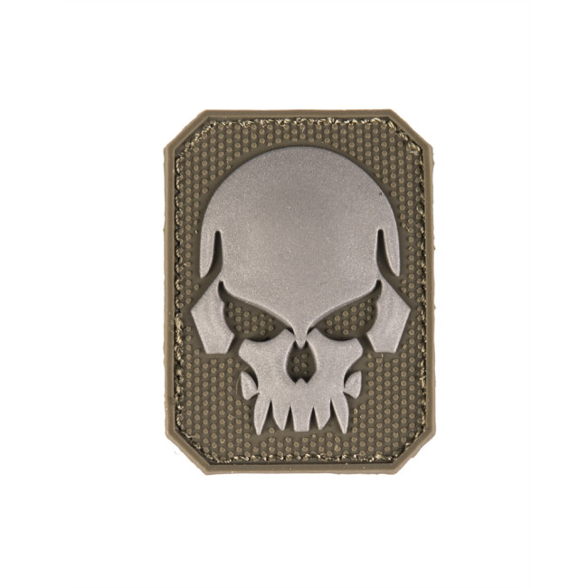 Patch 3D PVC Squelette petit format Vert Olive - Miltec Patch 3D PVC Squelette petit format Vert Olive - Miltec