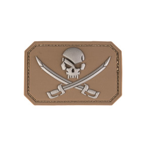 Patch 3D PVC Squelette Coyote - Miltec