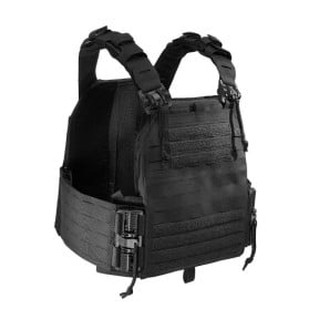 Lasercut snelkoppeling plate carrier vest - Zwart - Tasmanian Tiger