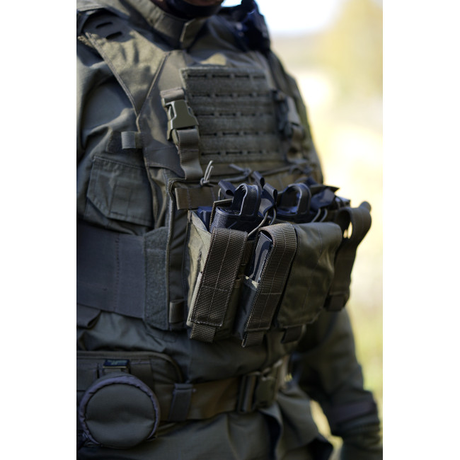 Pochette double chargeurs PA Verte OD - Task Force 2215