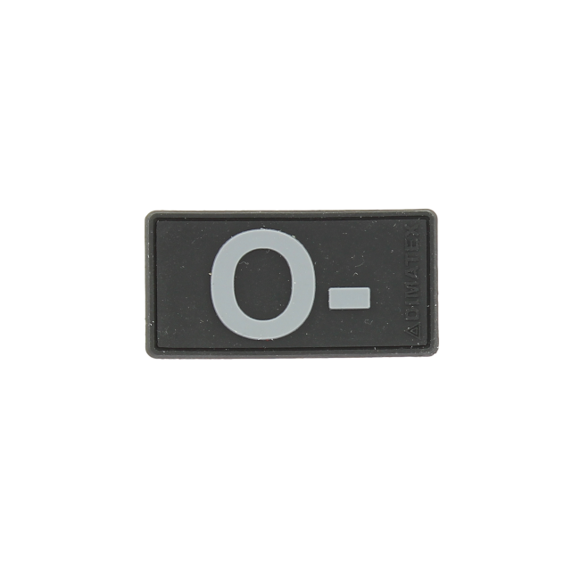 Bloedgroep patch O- - Dimatex