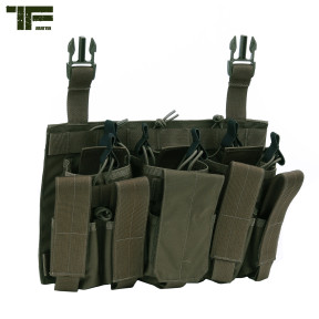 Pochette chargeurs fixation rapide Verte OD - Task Force 2215