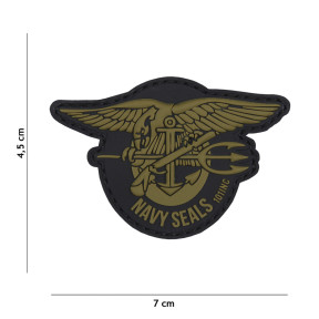 Patch 3D PVC Navy Seals Zielony - 101 Inc