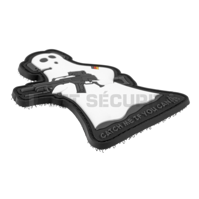 Patch Ghost Recon rouge sur fond noir - JTG