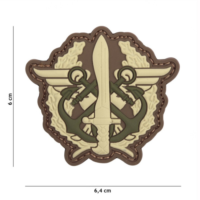 Patch 3D PVC Corps Mariniers logo multi - 101 Inc