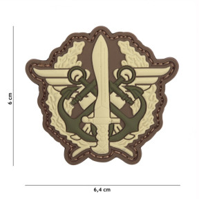 Patch 3D PVC Corps Mariniers logo multi - 101 Inc