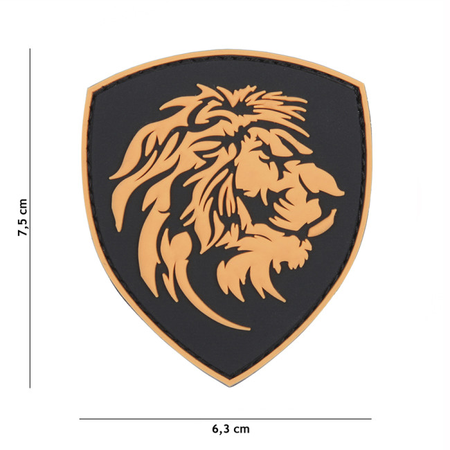 Patch 3D PVC Dutch Lion Orange - 101 Inc