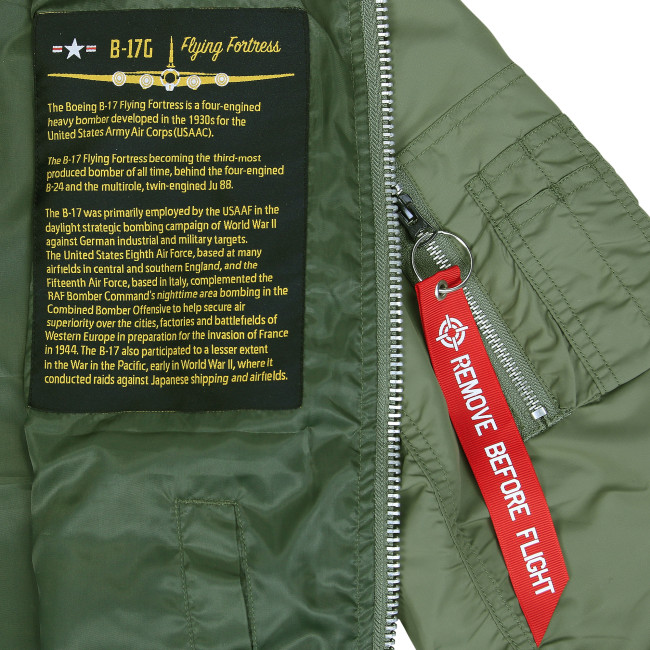 Zomer Bomber Jack MA-1 groen - Fostex