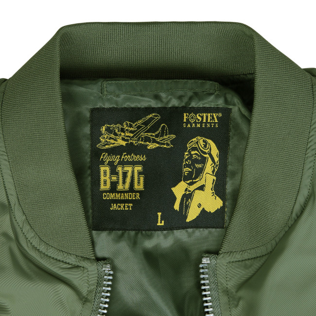Kurtka Bomber letnia Jack MA-1 zielona - Fostex
