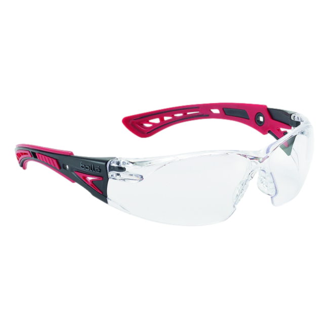 Schutzbrille RUSH+ mit klaren Gläsern - Bollé