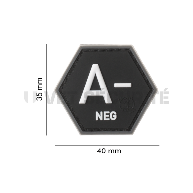 Blutgruppe A negativ Patch - Jacket To Go