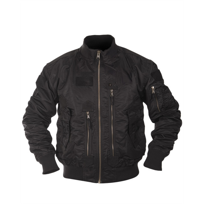US Tactical Flight Jacke Schwarz - Miltec