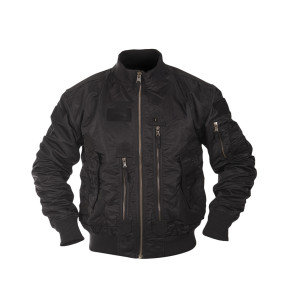 Veste US Tactical Flight Noir - Miltec