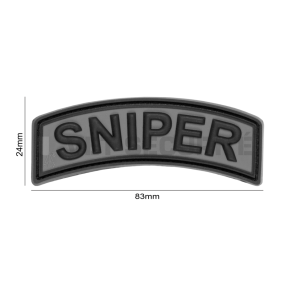 Naszywka Sniper Tab Rubber Foliage Green - Jacket To Go