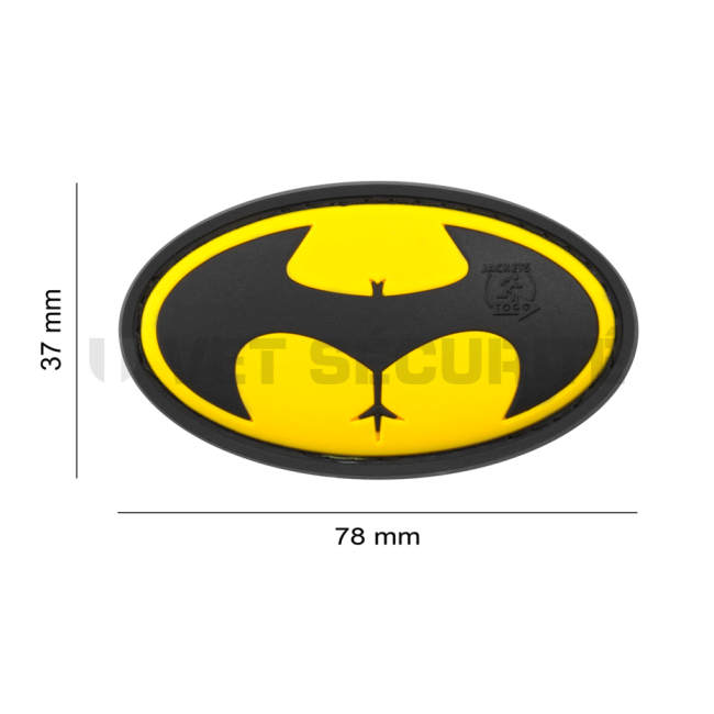 Patch Buttman Rubber Gelb/Schwarz - JTG