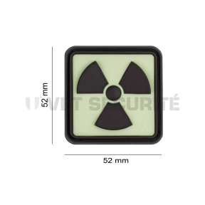 Patch Ratioactive Rubber Noir/Fluo - JTG