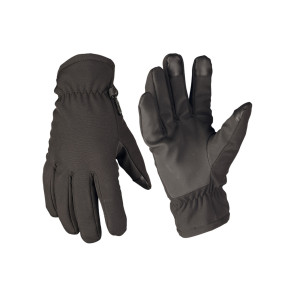 Gants softshell Thinsulate Noir - Miltec