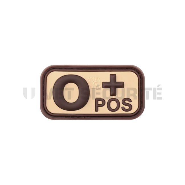 Patch groupe sanguin O+  Désert - JTG