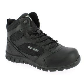 Chaussure Cuir et Nylon Dragon Noir - Safety Jogger