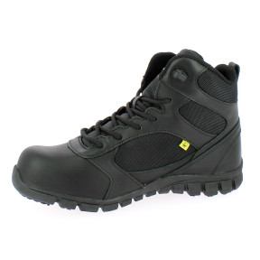 Schoen Leer en Nylon Dragon Zwart - Safety Jogger