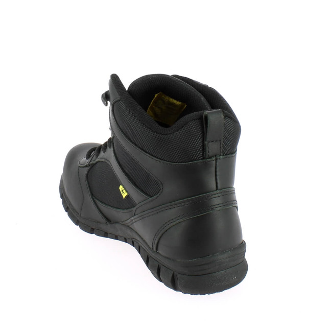 Leder- und Nylonschuh Dragon Schwarz - Safety Jogger