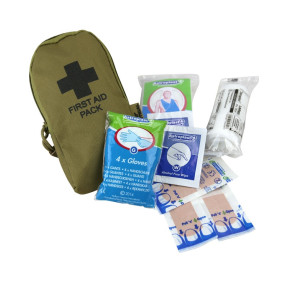 Trousse de 1er Secours 20 x 10 x 2.5 - Coyote - Kombat Tactical