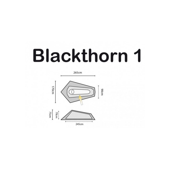Tente Monoplace Backhorn HMTC - Highlander