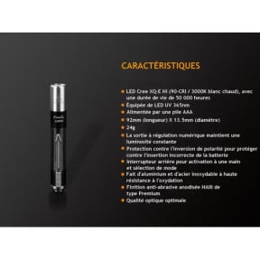 Lampe à Tête Ajustable 400 Lumens WT20R - Fenix