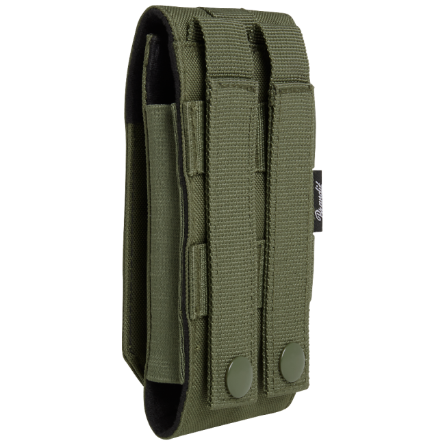 Große MOLLE-Handytasche Olivgrün - Brandit