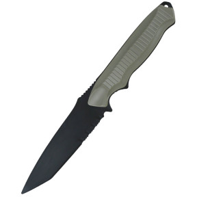 Couteau Airsoft en plastique Tanto - Coyote - Kombat Tactical