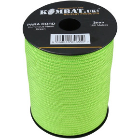 Paracord - Szpula 100m - Neon Zielony