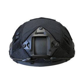 Fast Helmet Schwarzer Helmüberzug - Kombat Tactical