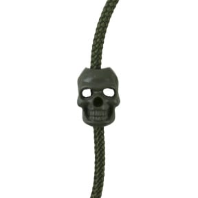 Zatyczka sznura Czaszka - Olive Green - Kombat Tactical