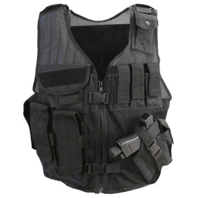 Giubbotto tattico Cross Draw - Nero - Kombat Tactical