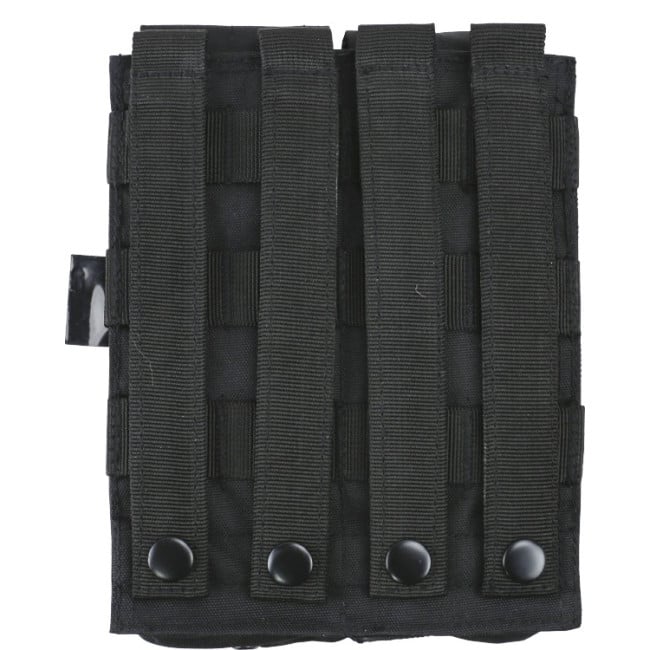 Dubbele magazijndrager lang wapen en handwapen - Zwart - Kombat Tactical