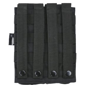 Dubbele magazijnhouder voor lang wapen en handwapen - Zwart - Kombat Tactical