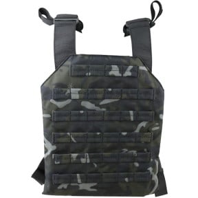 Porte plaque Spartan - BTP Noir - Kombat Tactical 