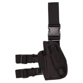 Oberschenkelholster für Linkshänder - Schwarz - Kombat Tactical