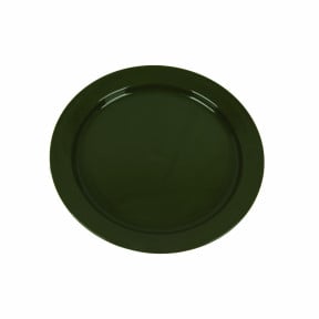 Flacher Teller 24 cm aus Polypropylen Grün - Highlander