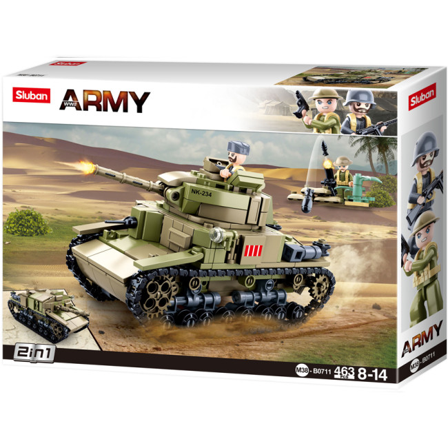 Mittlerer italienischer Panzer 2in1 M38-B0711