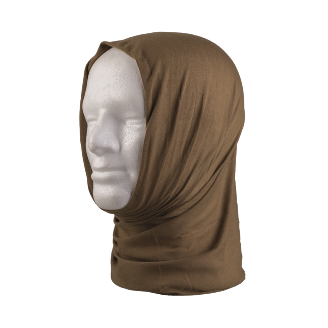 Tour de cou Headgear multifonction coyote - Miltec Tour de cou Headgear multifonction coyote - Miltec