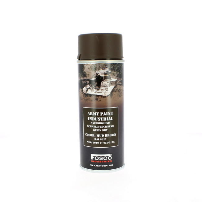 Bombe de peinture militaire Marron 400 ml - Fosco Industries
